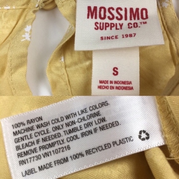 MOSSIMO Dress Floral Skater Spaghetti Strap Garden Party 90s Y2K Style Small - Picture 5 of 5